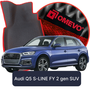 OMEVO 5D Pro EVA Dywaniki do Audi Q5 S-LINE FY 2 gen SUV (2016-2024)