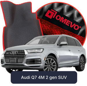 OMEVO 5D Pro EVA Dywaniki do Audi Q7 5-osobowy 4M 2 gen SUV (2015-2025)