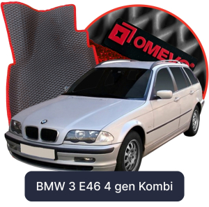 OMEVO 5D Pro EVA Dywaniki do BMW 3 E46 4 gen Kombi (1998-2007)
