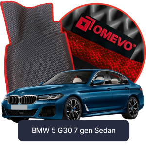 OMEVO 5D Pro EVA Dywaniki do BMW 5 G30 7 gen Sedan (2017-2024)