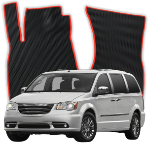 OMEVO EVA Dywaniki® do Chrysler Town & Country Touring 5 gen Minivan (2007-2016)