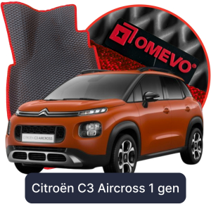 OMEVO 5D Pro EVA Dywaniki do Citroën C3 Aircross 1 gen SUV (2017-2024)