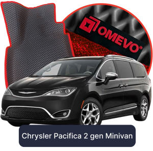 OMEVO 5D Pro EVA Dywaniki do Chrysler Pacifica 7-osobowy Benzyna 2 gen Minivan (2016-2025)