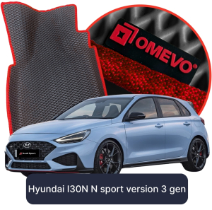 OMEVO 5D Pro EVA Dywaniki do Hyundai I30N N sport version 3 gen Hatchback 5 drzwi (2016-2025)