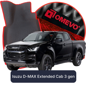 OMEVO 5D Pro EVA Dywaniki do Isuzu D-MAX Extended Cab 3 gen Pick-up (2019-2025)