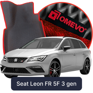 OMEVO 5D Pro EVA Dywaniki do Seat Leon FR 5F 3 gen Kombi (2012-2020)