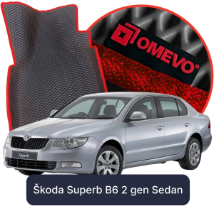 OMEVO 5D Pro EVA Dywaniki do Škoda Superb B6 2 gen Sedan (2008-2015)