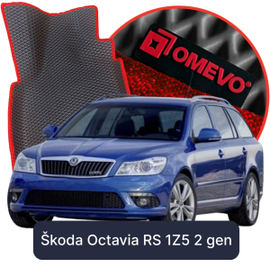 OMEVO 5D Pro EVA Dywaniki do Škoda Octavia RS 1Z5 2 gen Kombi (2004-2013)