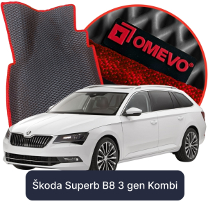 OMEVO 5D Pro EVA Dywaniki do Škoda Superb B8 3 gen Kombi (2015-2024)