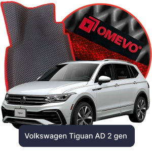 OMEVO 5D Pro EVA Dywaniki do Volkswagen Tiguan AD 2 gen SUV (2016-2023)