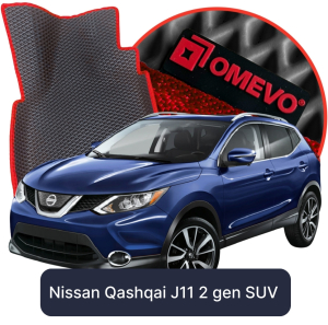 OMEVO 5D Pro EVA Dywaniki do Nissan Qashqai J11 2 gen SUV (2013-2021)
