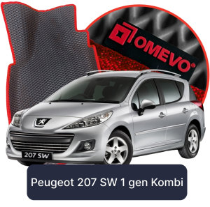 OMEVO 5D Pro EVA Dywaniki do Peugeot 207 SW 1 gen Kombi (2006-2014)
