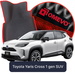 OMEVO 5D Pro EVA Dywaniki do Toyota Yaris Cross Hybryda 1 gen SUV (2020-2025)