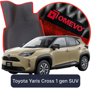 OMEVO 5D Pro EVA Dywaniki do Toyota Yaris Cross 1 gen SUV (2020-2025)