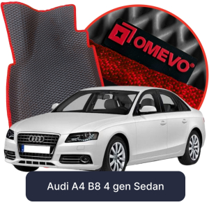 OMEVO 5D Pro EVA Dywaniki do Audi A4 B8 4 gen Sedan (2007-2016)