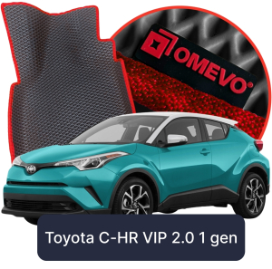 OMEVO 5D Pro EVA Dywaniki do Toyota C-HR VIP 2.0 1 gen SUV (2016-2023)