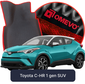 OMEVO 5D Pro EVA Dywaniki do Toyota C-HR 1 gen SUV (2016-2023)