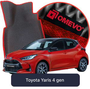 OMEVO 5D Pro EVA Dywaniki do Toyota Yaris 4 gen Hatchback 5 drzwi (2020-2025)