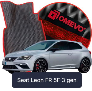 OMEVO 5D Pro EVA Dywaniki do Seat Leon FR 5F 3 gen Hatchback 3 drzwi (2012-2020)