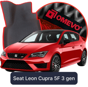 OMEVO 5D Pro EVA Dywaniki do Seat Leon Cupra 5F 3 gen Kombi (2012-2020)