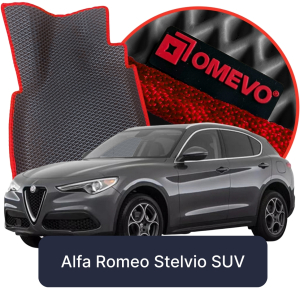 OMEVO 5D Pro EVA Dywaniki do Alfa Romeo Stelvio 1 gen SUV (2016-2025)