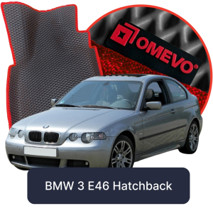 OMEVO 5D Pro EVA Dywaniki do BMW 3 E46 4 gen Hatchback 3 drzwi (1998-2007)