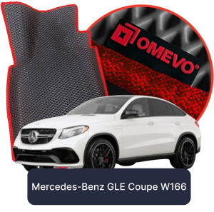 OMEVO 5D Pro EVA Dywaniki do Mercedes-Benz GLE Coupe W166 1 gen SUV (2015-2019)