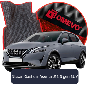 OMEVO 5D Pro EVA Dywaniki do Nissan Qashqai Acenta J12 3 gen SUV (2021-2025)