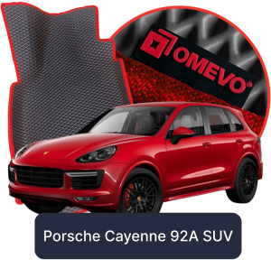OMEVO 5D Pro EVA Dywaniki do Porsche Cayenne 92A 2 gen SUV (2010-2017)