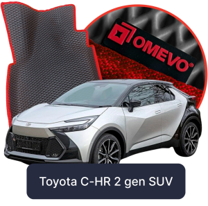 OMEVO 5D Pro EVA Dywaniki do Toyota C-HR 2 gen SUV (2023-2025)