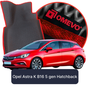 OMEVO 5D Pro EVA Dywaniki do Opel Astra K B16 5 gen Hatchback 5 drzwi (2015-2021)