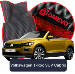 OMEVO 5D Pro EVA Dywaniki do Volkswagen T-Roc 1 gen SUV Cabrio (2017-2025)