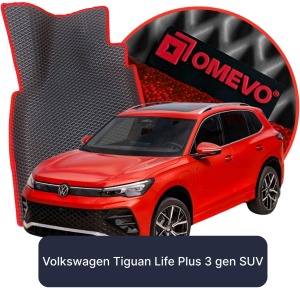 OMEVO 5D Pro EVA Dywaniki do Volkswagen Tiguan Life Plus 3 gen SUV 5 drzwi (2024-2025)