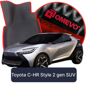 OMEVO 5D Pro EVA Dywaniki do Toyota C-HR Style 2 gen SUV (2023-2025)