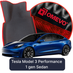 OMEVO 5D Pro EVA Dywaniki do Tesla Model 3 Performance 1 gen Sedan (2017-2025)