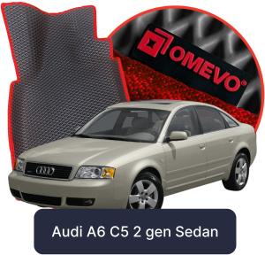OMEVO 5D Pro EVA Dywaniki do Audi A6 C5 2 gen Sedan (1997-2004)