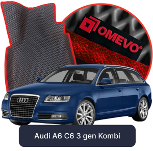 OMEVO 5D Pro EVA Dywaniki do Audi A6 C6 3 gen Kombi (2004-2011)