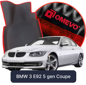 OMEVO 5D Pro EVA Dywaniki do BMW 3 E92 5 gen Coupe (2004-2012)