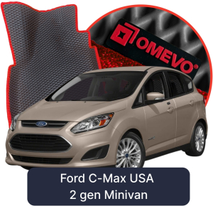 OMEVO 5D Pro EVA Dywaniki do Ford C-Max USA 2 gen Minivan (2010-2020)