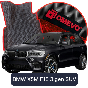 OMEVO 5D Pro EVA Dywaniki do BMW X5M 5-osobowy F15 3 gen SUV (2013- 2018)