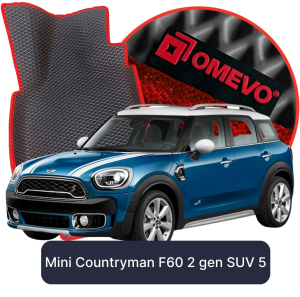 OMEVO 5D Pro EVA Dywaniki do Mini Countryman F60 2 gen SUV 5 drzwi (2017-2023)