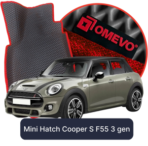 OMEVO 5D Pro EVA Dywaniki do Mini Hatch Cooper S F55 3 gen Hatchback 5 drzwi (2013-2024)