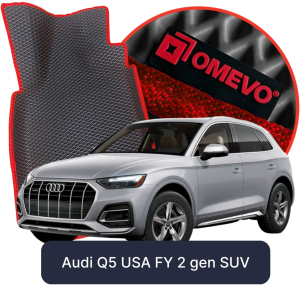 OMEVO 5D Pro EVA Dywaniki do Audi Q5 USA FY 2 gen SUV (2016-2024)