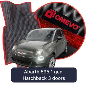 OMEVO 5D Pro EVA Dywaniki do Abarth 595 1 gen Hatchback 3 drzwi (2015-2024)