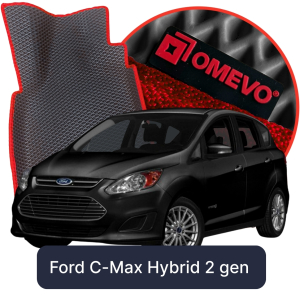 OMEVO 5D Pro EVA Dywaniki do Ford C-Max Hybryda 2 gen Minivan (2010-2019)