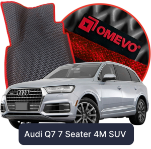 OMEVO 5D Pro EVA Dywaniki do Audi Q7 7-osobowy 4M 2 gen SUV (2015-2025)