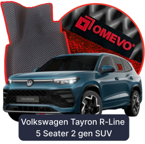 OMEVO 5D Pro EVA Dywaniki do Volkswagen Tayron R-Line, 5-osobowy 2 gen SUV (2024-2025)