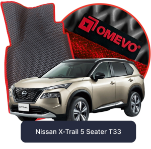 OMEVO 5D Pro EVA Dywaniki do Nissan X-Trail 5-Osobowy T33 4 gen SUV (2021-2025)