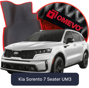 OMEVO 5D Pro EVA Dywaniki do  Kia Sorento 7-osobowy UM 3 gen SUV (2014-2020)