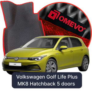 OMEVO 5D Pro EVA Dywaniki do Volkswagen Golf Life Plus MK8 8 gen Hatchback 5 drzwi (2019-2025)